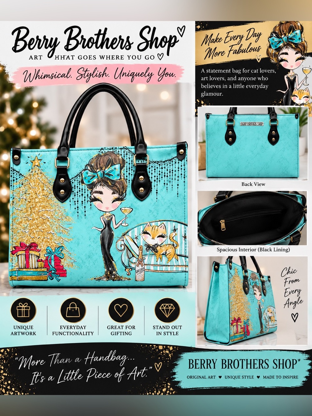 Berry Brothers Shop Breakfast at Tiffany’s-inspired handbag — NEW WITH TAGS! 🩵✨
